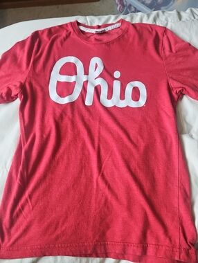 HOMAGE Red Kids Ohio Graphic Tee